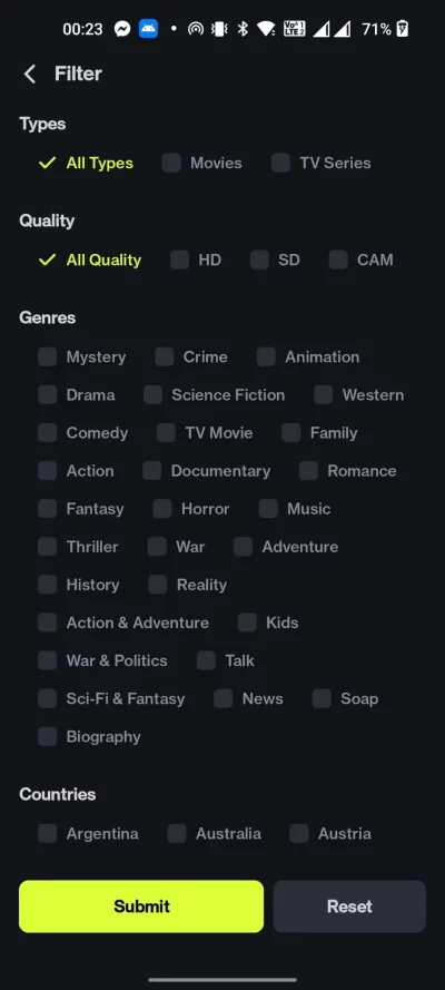 how to use onstream apk on android phone