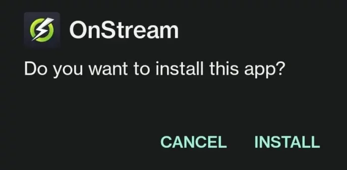 install onstream app on android